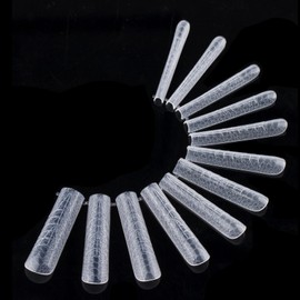 BNG Carving Dual Nail Shapes, Pack of 120, 3D Texture, Dual Shape for Gel Nail Art Extension, Professional Transparent Full Cover Nail Shapes for Quick Assembly, Reusable Form A