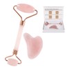 Jade Roller and Gua Sha Set, Jade Roller for Face,