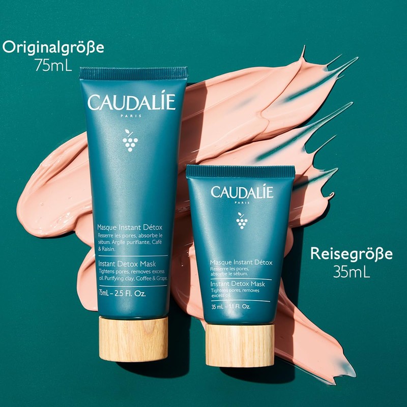 Caudalie Caudalie Instant Detox Mask, Pore Minimizing Clay Mask, Visibly