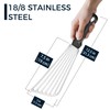 Flexible Fish Spatula, 18/8 Stainless Steel 12.5-in Metal Spatula Turner