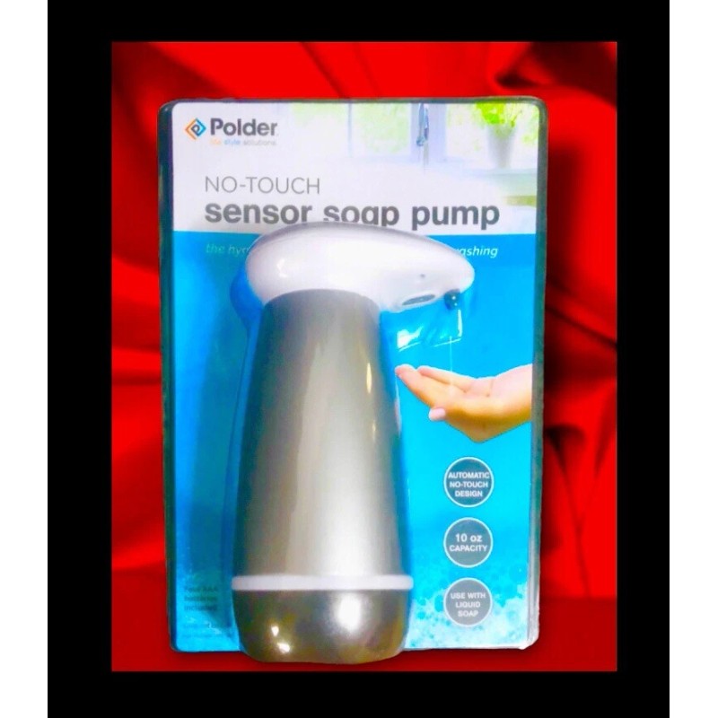 Polder 2 PACK No-Touch Sensor Soap Pump Dispenser:Auto