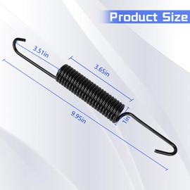 RASETSU Washer Suspension Spring Replacement for LG Washing Machines - Compatible with LG Models 4970FR2084Z, 4681EA2001T - Durable Hinge Spring for Front/Load Washer, Reduces Vibration & Noise，2Pcs