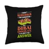 Dubai Chocolate Throw Pillow