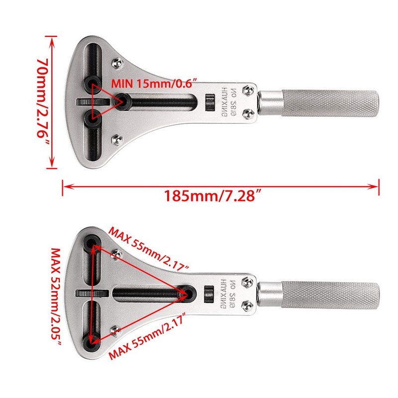 Sumnacon® Professional Watch Case Opener Tool JAXA Type XL Watch