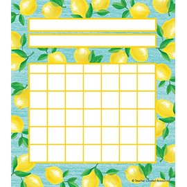 Teacher Created Resources Lemon Zest Incentive Charts