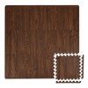 FloorPops Brown Craftsman Interlocking Floor Tiles, FP3593