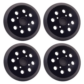 5" Replacement Sander Pads for Ryobi, 4 Pack 5 Inch 8 Hole Hook and Loop Orbital Sander Pad Compatible with Ryobi RS290, RS280/VS,Craftsman 315,Ridgid R2600,Milwaukee 6034-21 Random Orbit Sanders