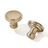 ZAUYX 2 Pack Champagne Bronze Cabinet Knobs 1-3/4 Inch, Jasper