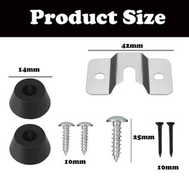 Dart Board Bracket, Dartboard Bracket, Dart Board Bracket for Wall, 2 Set Dart Board Hanging Kit with Screws, Darts Holder for Hanging Screw Hook Set Accessories Kits