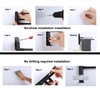OURVII Bathroom Towel Rack Swivel Hanger Towel Bar Wall Mounted