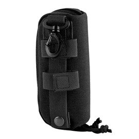 Milltrip Tactical Molle Glasses Case, Shockproof Protective Box, Glasses Hard Case, Portable Outdoor Sunglasses, Zip Closure Nylon Sunglasses Carry Bag with Belt Clip (Black)