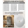 WR55X11132 WR55X25754 Refrigerator Led Light and Cover Assembly Compatible with