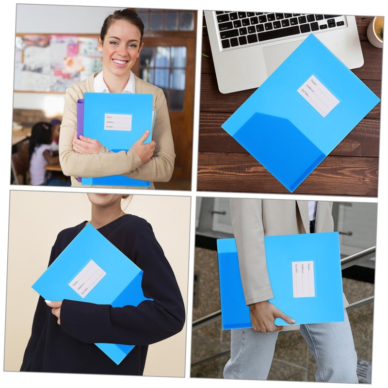 Operitacx Pack of 3 Paper Folders File Storage Boxes Desk