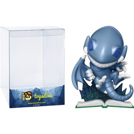 Blue Eyes Toon Dragon: P o p ! Animation Vinyl Figurine Bundle with 1 Compatible 'ToysDiva' Graphic Protector (1062-57648 - B)