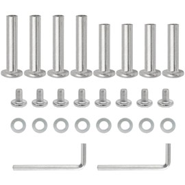 Qjaiune 8PCS Inline Skate Wheels Screws, 6mm OD Roller Skate Bearings Screws 30mm & 35mm Skate Wheel Socket Screw, Roller Blades Replacement Skate Hardware Skate Wheel Axles Socket Screws