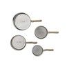 Creative Co-Op 4-Piece Stainless Steel Measuring Cups, Brass