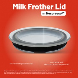 Reliapart Milk Frother Lid for Krups Nespresso® Citiz & Milk XN601 Aeroccino