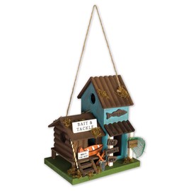 Sunset Vista Designs BPS-03 Welcome to The Woods Decorative Birdhouse, Bait & Tackle