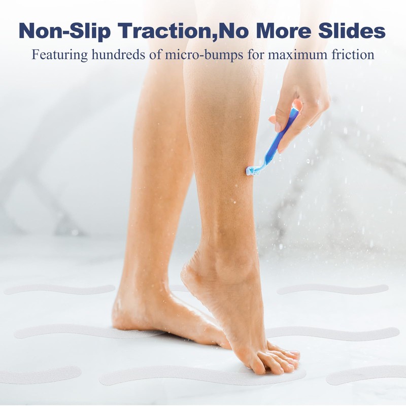 Gecork 28 PCS Shower Floor Non Slip Stickers with Strong