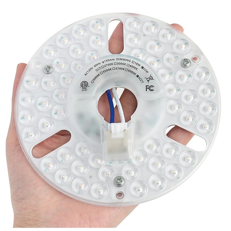 Ledytech 5.12'' LED Ceiling Fan Light Retrofit Kit, Ceiling Light