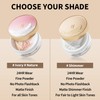 FV Powder Makeup Setting Powder, Fixing Powder with Puff, Translucent
