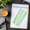 4 PCS Circle Stencil, Circle Template, Circle Ellipse Triangle Square