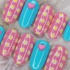 Spring Flower Handmade Nail Tips - Oval XL / 봄꽃