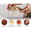 ONEMORE Ramekins with Lids, 6 oz Oven Safe Ceramic Mini