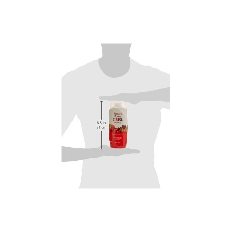 Grisi Shower Gel Frutos Rojos | Jabón líquido Corporal, fórmula