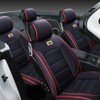 YINZINR Universal PU Leather 5-Seats Front + Rear SUV Car