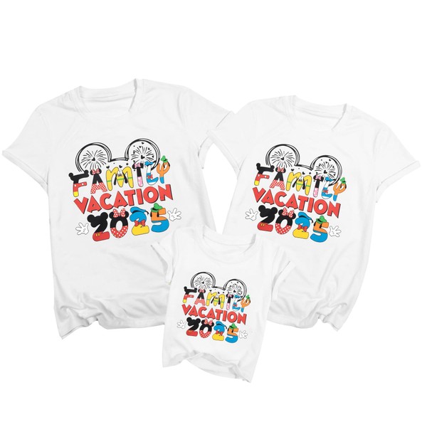 BANGELY Family Vacation Shirts 2025: Magical Family Matching Outfits Family