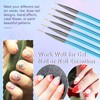Lokaloka 5/7/9/11/13/15mm Nagel Pinsel Set für Gelnägel Nailart Nail Art