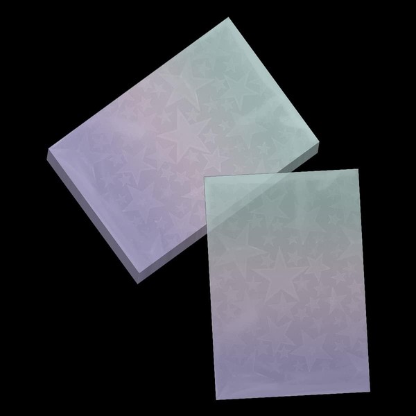 Jagowa Pack of 100 Laser Flashing Kpop Photcocard Protection Sleeves