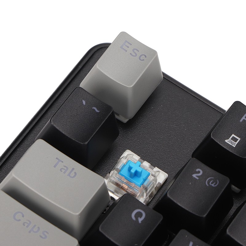 87 Key Mechanical Keyboard RGB Backlight Blue Switch Quick Response