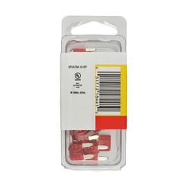 Bussmann (VP/ATM-10-RP) Red 10 Amp Fast Acting ATM Mini Fuse, (Pack of 25)
