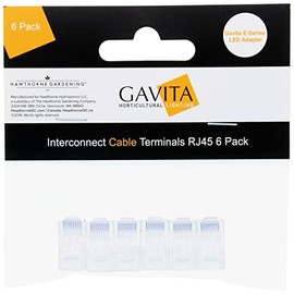 Gavita E-Series LED Adapter Interconnect Cable Terminals, RJ45 (6-Pack)