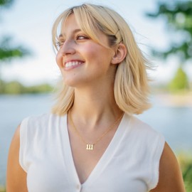 Sunique Angel Number Necklace for Women 666 Necklace Numerology Jewelry Gifts for Women Gold Plated