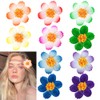 ANBALA 10PCS Flower Hair Clips Hawaiian Artificial Hibiscus Hair Clip,