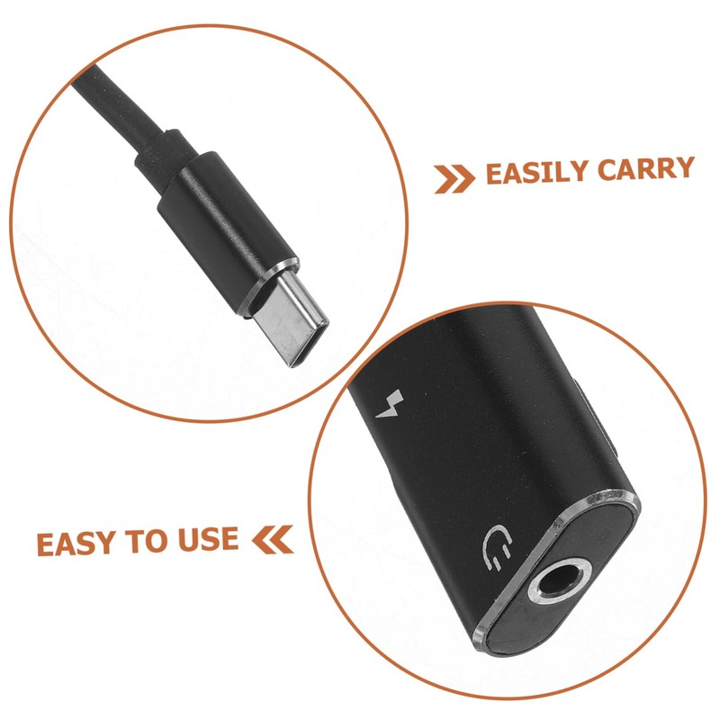 LABRIMP USB C to Headphone Adapter USB and Charging Converter