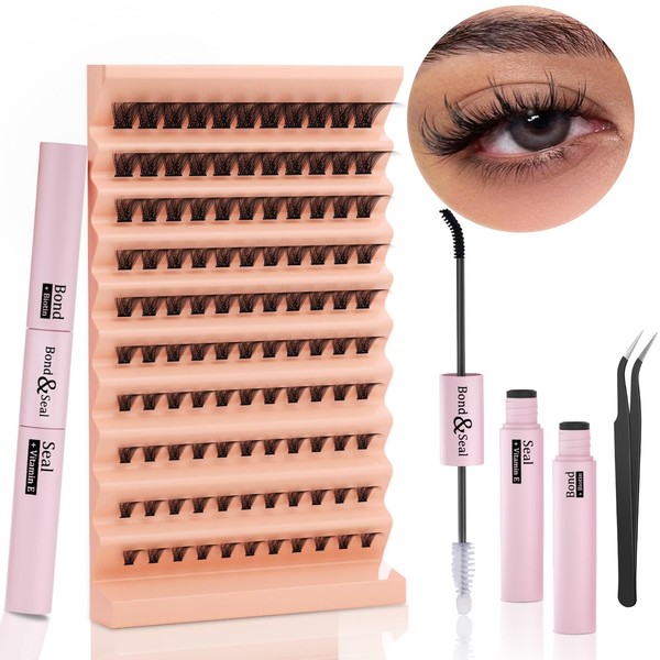 Individual Lash Extension Kit, 110pcs 8-16mm D Curl False Eyelash