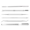 Set of 6 Pedicure Tools, Stainless Steel Ingrown Toenail Removal