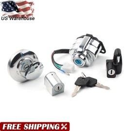Unbranded Ignition Switch Fuel Gas Cap Lock Key for Honda Shadow 750 VT750 VLX 600 VT600