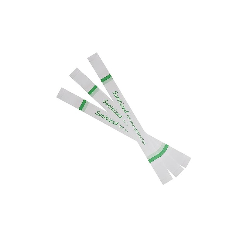 Germiwipe 500Pcs Sanitized Toilet Seat Band,Hotel Essentials, Printed Toilet Strips