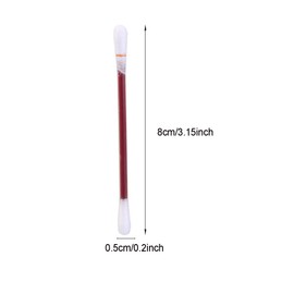 200Pcs Disposable Cotton Swab Iodophor Skin Disinfection Swab Individually Wrapped Pads Double Head Cotton Swab Iodine For Outdoor Medical Supplies