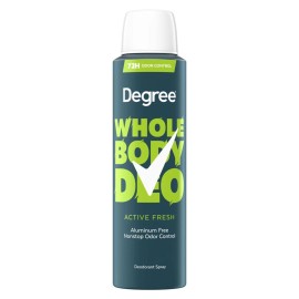 Degree Men Whole Body Deodorant Spray for Men, Active Fresh Scent, Aluminum F...