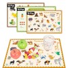 KAshack 45 Pack Sticky Disposable Placemats for Baby & Toddlers,Toddler
