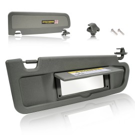 Unbranded Sun Visor Passenger Side Right Dark Gray for Honda Civic 2006 07 08 09 10 11