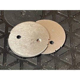 Quadrajet primary throttle blades (Pair),  1.38" New