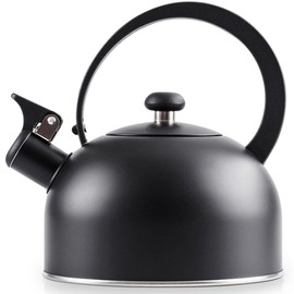 Kettle Kettle Whistling Kettle Stainless Steel Black 2 L