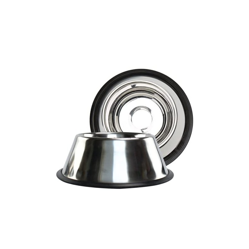 Fancy Pets Plato de Acero Inoxidable para Perro de Orejas